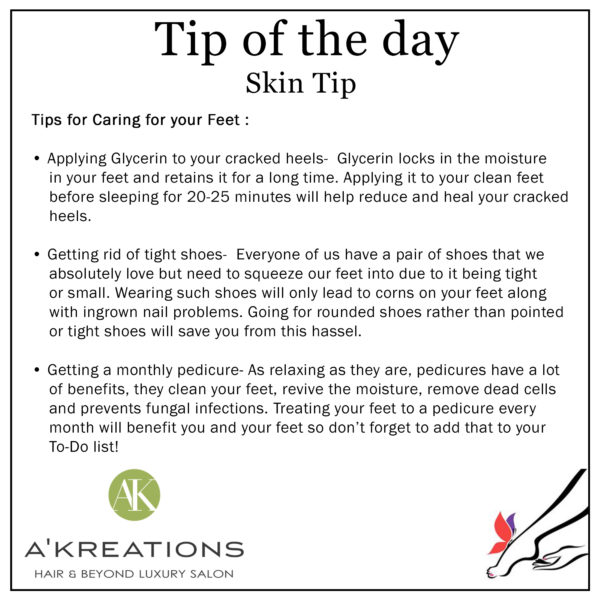 3 Tips for Caring for your Feet