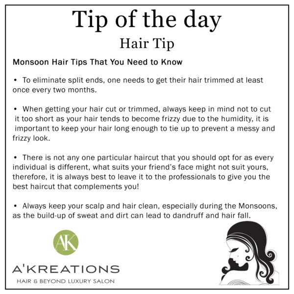 Monsoon Hair Tips That You Need to Know