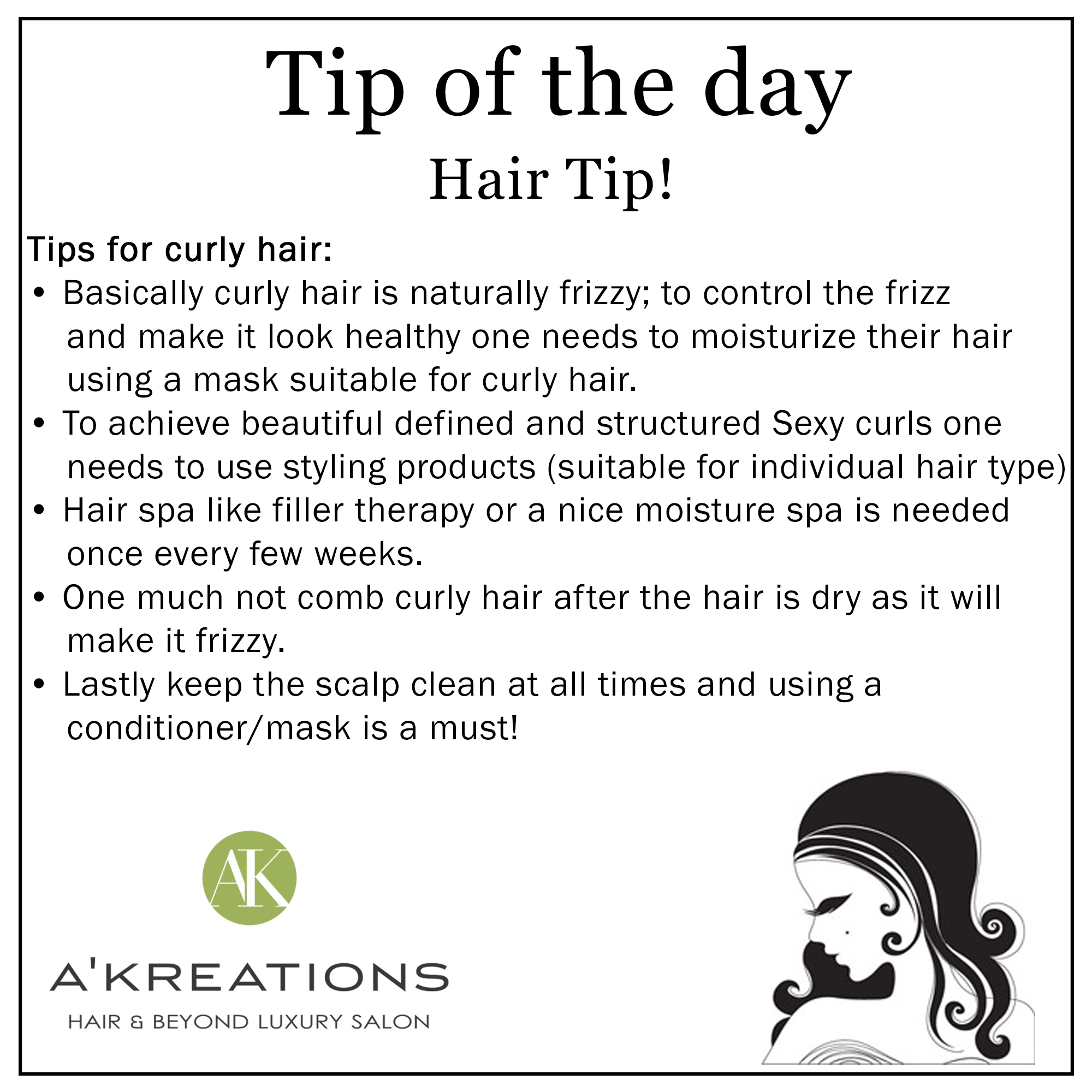 Hair Tips To Maintain Your Curly Hair Blog A Kreations Luxury