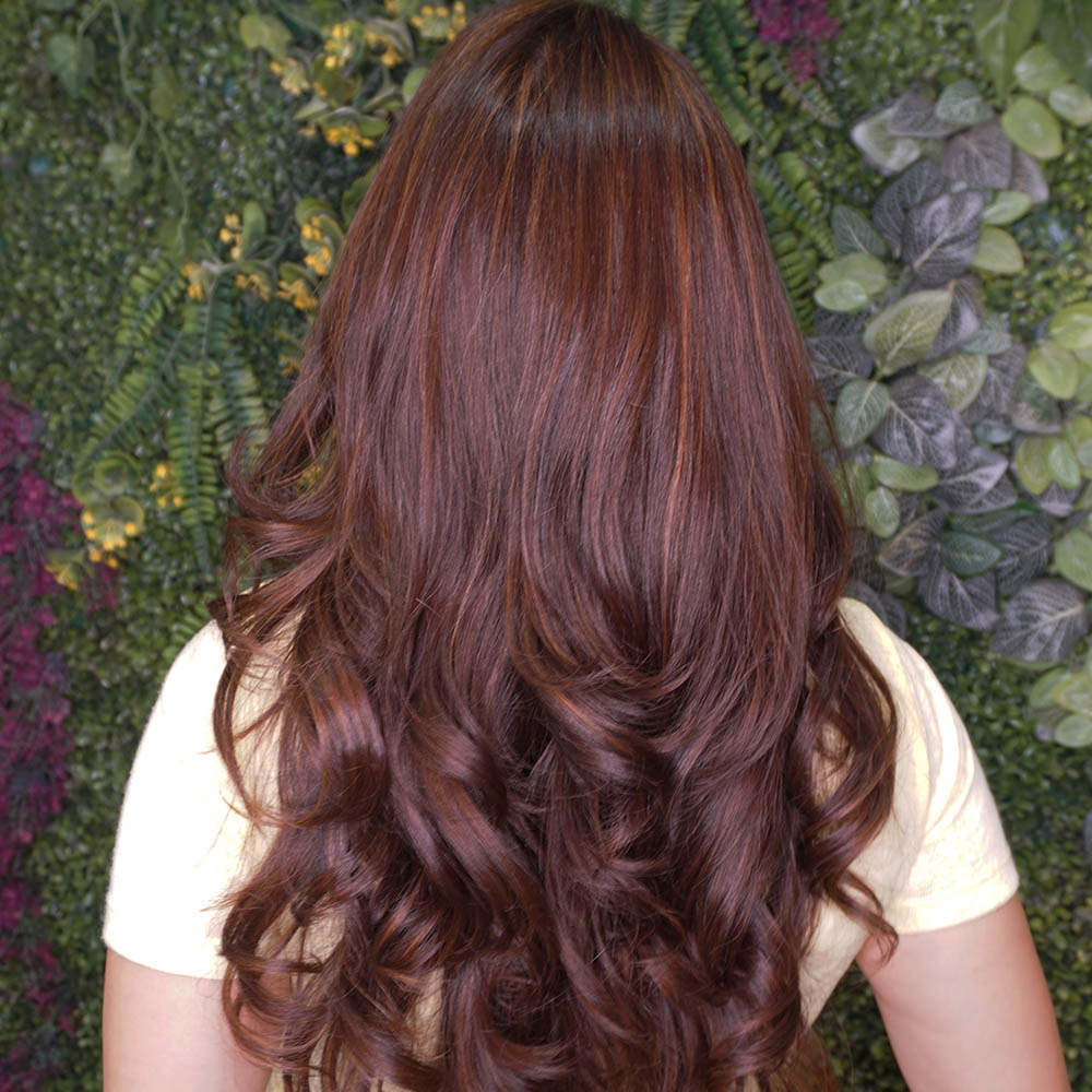 Brown Highlights With A Mahogany Chocolate Melt
