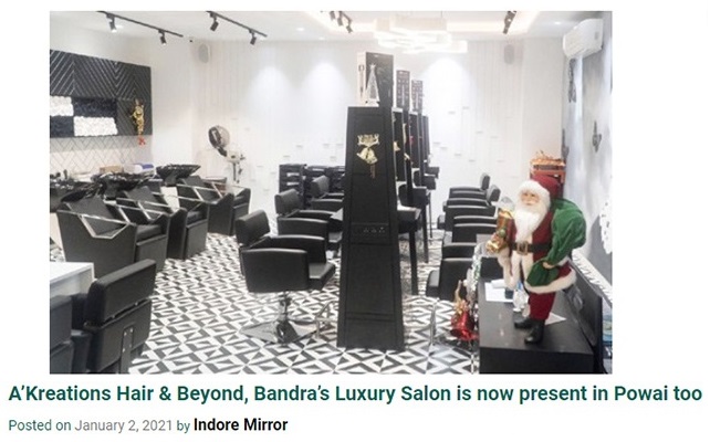 Best Celebrity Salon in Powai & Bandra, Mumbai For Hair & Beauty -  A'Kreations